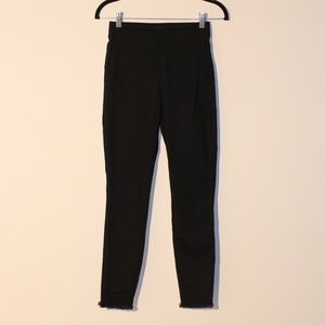 Black Skinny Jeans with Elastic Waistband